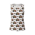 thumbnail image 6 of Sigee Cartoon Tractor for Women's Workout Tank Top,Running Tank Tops,Sleeveless Gym ClothesMedium, 6 of 8