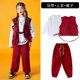 thumbnail image 3 of Traje de hip hop para niños, chaleco de otoño, pantalones, disfraces de moda para actuaciones en el escenario para niñas, 3 of 5