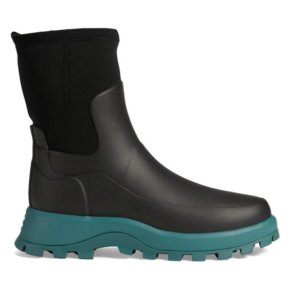 Hunter City Explorer Short Rubber Women's Boots (Black Teal Tempo, 4 UK - 37 EU - 6 US)