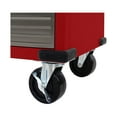thumbnail image 3 of Seville Classics UltraHD Lockable 2-Door Rolling Storage Cabinet, Red, 28" W x 18" D x 34.5" H (21.1" D with Handle Bars), 3 of 4
