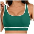 thumbnail image 3 of Sports Swim Bra Bikini Tops for Women Classic Bathing Suits Top with Padded Crop Swimsuit, 3 of 7