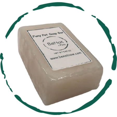 BeNat Pets. Artisanal Furry Pet Soap Bar. Natural Ingredients. 5.8 oz.