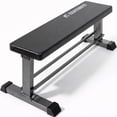 thumbnail image 1 of Banco Para Pesas Profesional Vinipiel Soporte 500 Kg Plano Gimnasio Entrenamiento, 1 of 6