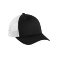 thumbnail image 2 of Top Headwear Low-Profile Snapback Trucker Cap - Black/White, 2 of 2