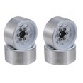thumbnail image 1 of Cubo de Rueda de Llanta de Acero 1.0 Beadlock para 1/24 RC Crawler Car Axial SCX24 Deadbolt C10 , Blanco, 1 of 8