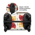 thumbnail image 6 of Uemuo Colorful Flower Chickens Printed Washable Luggage Cover - Fashion Suitcase Protector Fits 18-32 Inch Luggage -X-Large, 6 of 9