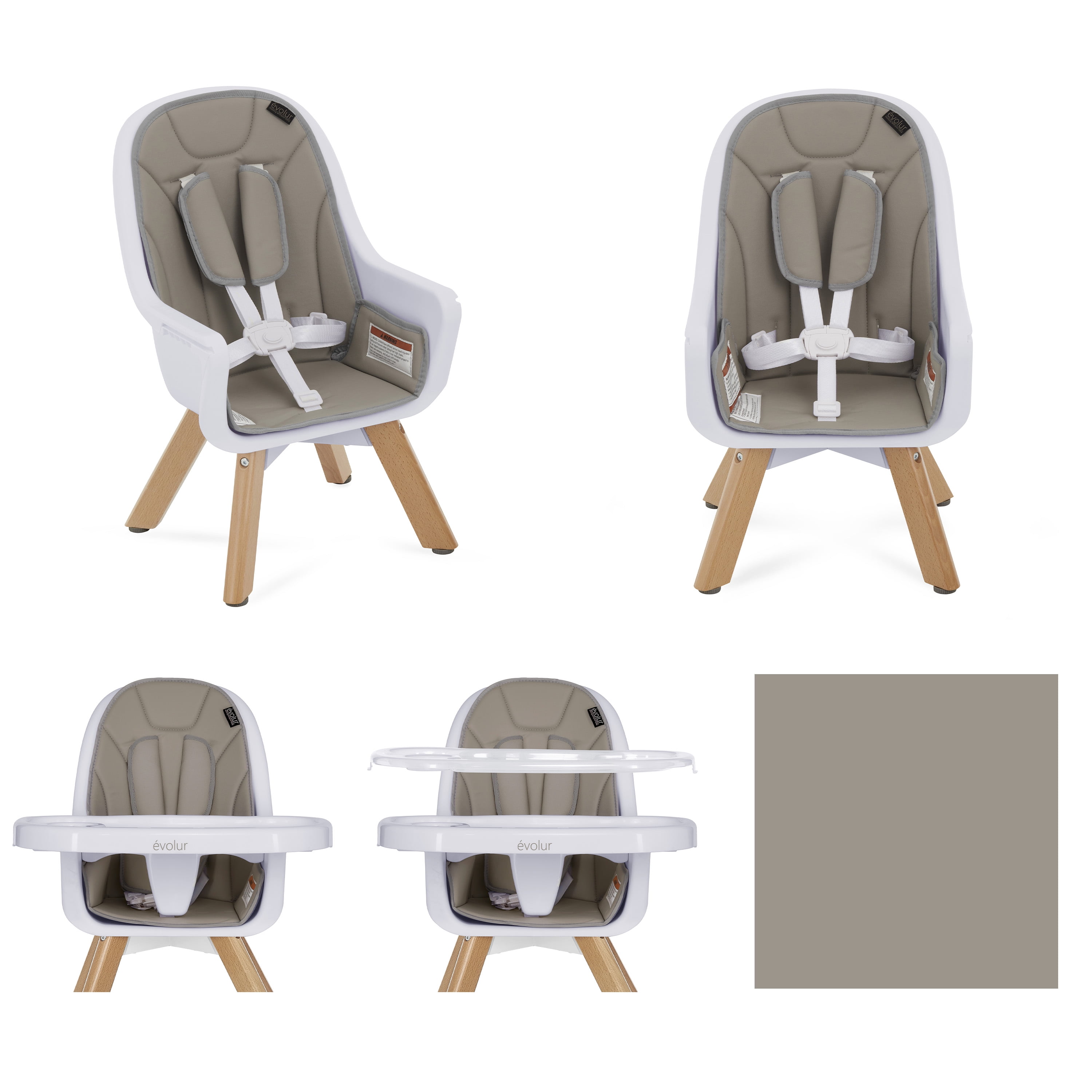 Evolur Zoodle 2-in-1 High Chair