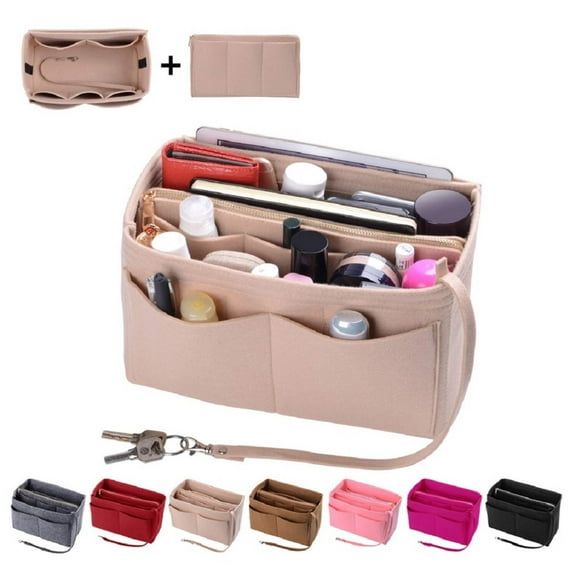 ZTUJO Purse Organizer, Felt Bag organizer with zipper