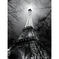 thumbnail image 2 of Carrara, Antoine 19x24 Black Ornate Wood Framed with Double Matting Museum Art Print Titled - Sa Majeste La Tour Eiffel, 2 of 4