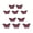 Peach, variant on Set Of 10 Embroidery Butterfly Appliques Butterfly Iron on Applique Sew On Clothing Patches for Clothing Dress Jeans Hat