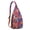 Citrus-1, variant on Sling Backpack - Handcrafted Paisley Pattern, Multi-Functional Pack for Weekend Getaways