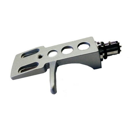 Gold Headshell - Silver Turntable Headshell fits Technics Numark Vestax includes GOLD Leads Wires