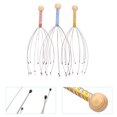 thumbnail image 4 of 4pcs Head Massagers Scalp Scratchers Handheld Scratcher for Head Body Relaxing Massage Tools Random Color, 4 of 8