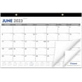 thumbnail image 1 of Desk Calendar 2023-2024: Monthly Pages 17 x 11-1/2 Inches Runs from Jan. 2023 through Jun. 2024 - 18 Monthly Desktop Calendar with Julian Dates for Home, School and Office, 1 of 7