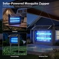 thumbnail image 6 of Aukfa Bug Zapper Outdoor, 1 Acre Rechargeable Mosquito & Fly Zapper, Dual Solar Panels, IPX5, 6 of 10