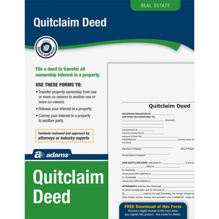 socrates-quitclaim-deed-1-sheet-s-11-x-8-50-sheet-size-1-pack-lf298-walmart-com