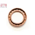 thumbnail image 2 of Eai 45X75X8Mm Fpm/Fkm Oil Shaft Rotary Seal W/ Stainless Steel Spring Dbl Lip, 2 of 3