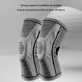 thumbnail image 2 of Elastic Silicone Knee Brace Breathable Anti Slip Support For Running Fitness Basketball Lightweight Invisible Knee Pads, 2 of 7