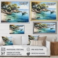 thumbnail image 4 of Designart "Dominican Calm Bay I" Nautical & Beach Floater Framed Canvas Print, 4 of 7