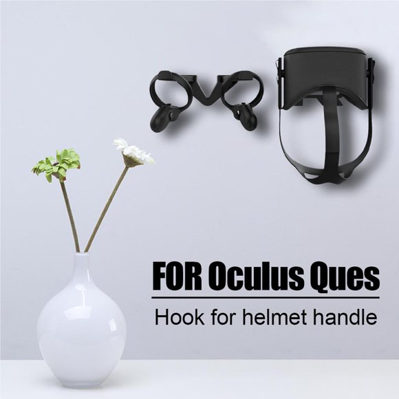 Riwesomey Soporte de gancho de montaje en pared VR Compatible con auriculares/controlador Quest Rift VR (gancho Rift Walk) gancho de montaje de Artesanía Riwesomey TO004583-00