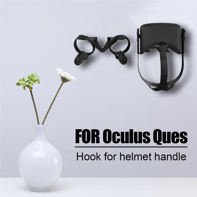Riwesomey Soporte de gancho de montaje en pared VR Compatible con auriculares/controlador Quest Rift VR (gancho Rift Walk) gancho de montaje de Artesanía Riwesomey TO004583-00