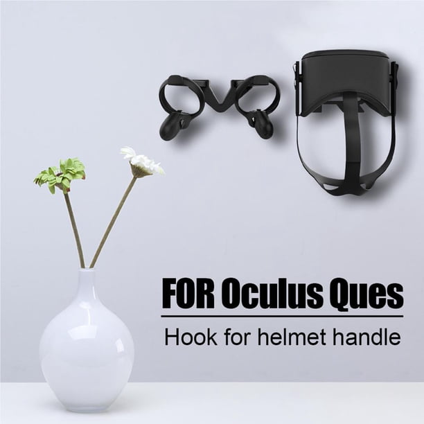 Riwesomey Soporte de gancho de montaje en pared VR Compatible con auriculares/controlador Quest Rift VR (gancho Rift Walk) gancho de montaje de Artesanía Riwesomey TO004583-00