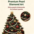 thumbnail image 6 of DIY Christmas Pearl Diamond Painting Art Kit with Frame, DIY 3D Pearl Art Craft Kit, Holiday Christmas Wall Decor, Handmade Home Decoration Gift for Adults, 6 of 6