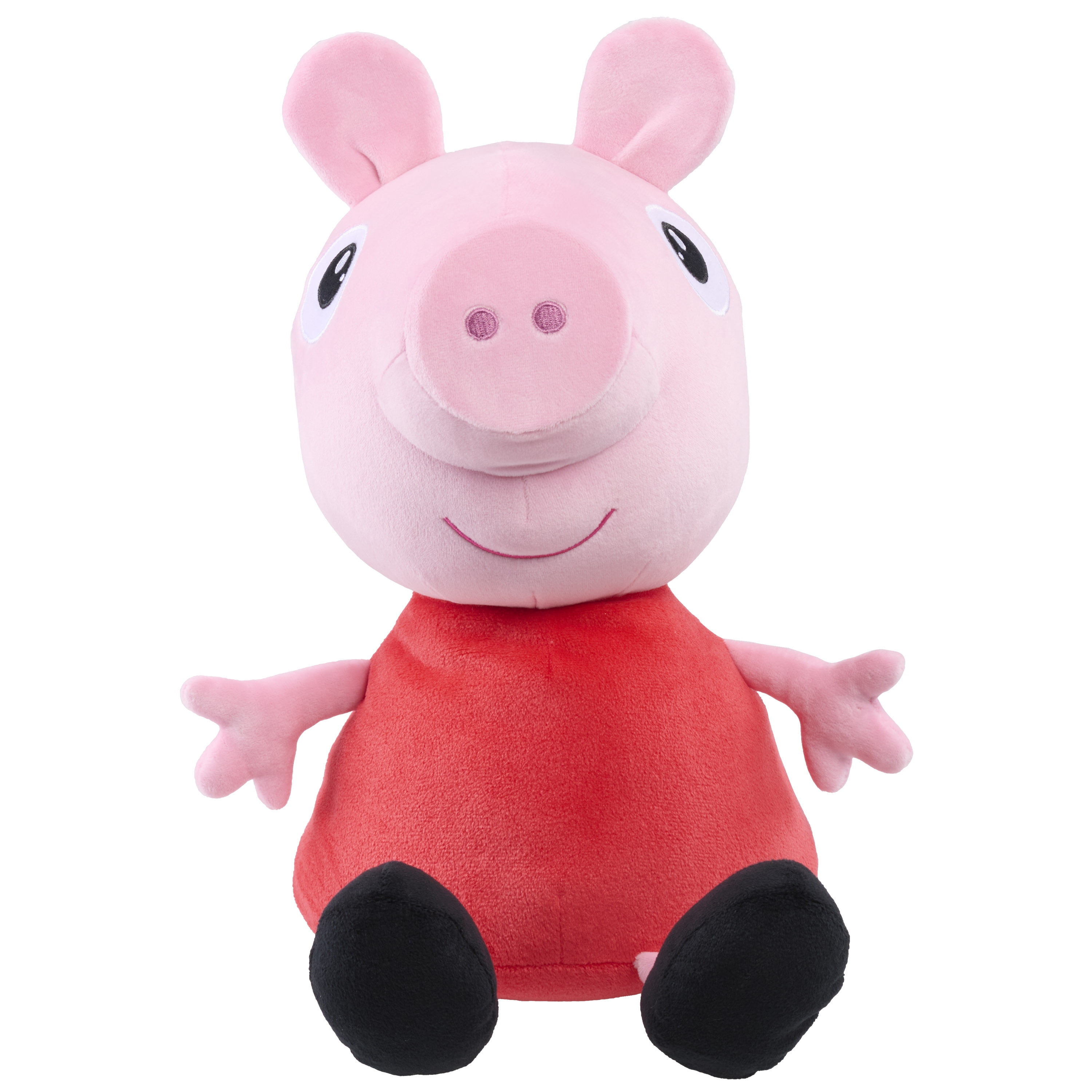 Peppa Pig 2 lb Weighted Large Plush, 12-Inch Stuffed Animal, Kids Ages 3 and Up