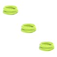thumbnail image 1 of Jumpingount 10 piezas de bandas para el cabello mixtas Topknot sólido protector grueso coleta titular sin costuras accesorios para niños amarillo Type1 NO1, 1 of 6