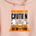 thumbnail image 3 of Monsters Inc. - Caution 2319  - Juniors Cropped Pullover Hoodie, 3 of 5