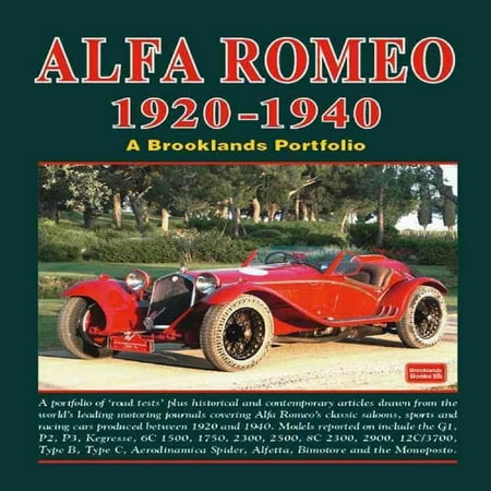 Alfa Romeo 1920-1940: A Brooklands Portfolio