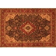 thumbnail image 1 of Ahgly Company Indoor Rectangle Medallion Orange Traditional Area Rugs, 3' x 5', 1 of 1