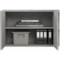 thumbnail image 6 of Hybrid Low Storage Cabinet with Doors in Platinum Gray - Engineered Wood, 6 of 7