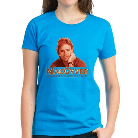 

CafePress - Macgyver: Reddish Women s Dark T Shirt - Women s Dark T-Shirt