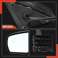thumbnail image 6 of A-Premium Driver Side Power Door Mirror - Compatible with Chevy Silverado 1500 2500 3500 & GMC Sierra 1500 Limited - Heated Manual Folding Black Outside Rear View Mirror with Blind Spot Detection, 6 of 6