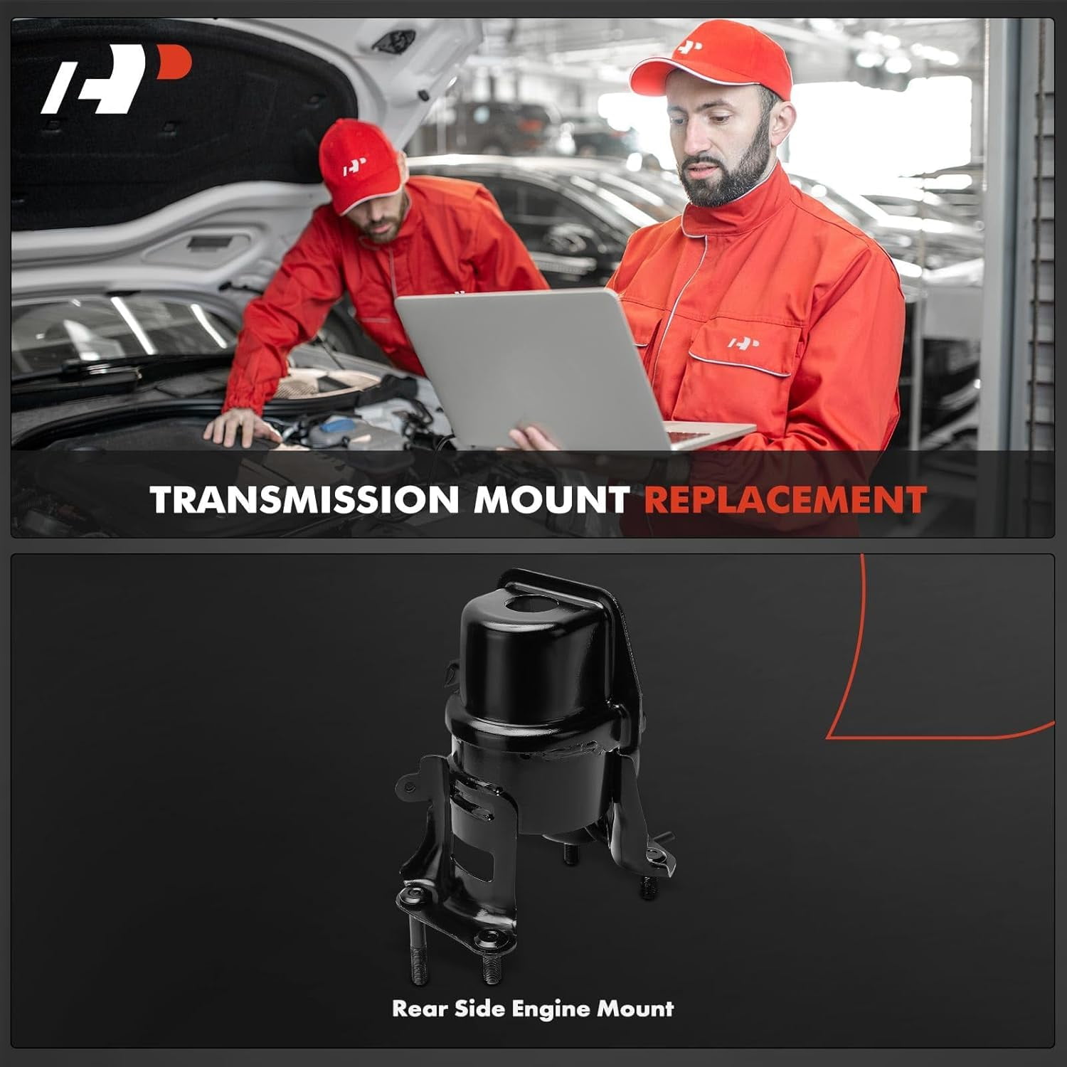 A-Premium Rear Engine Motor Mount Compatible with Toyota Avalon 2019-2022, Camry 2018-2024 & Lexus ES300h 2019-2024, 2.5L