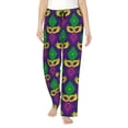 thumbnail image 1 of Fotbe Mardi Gras Carnival3 Pantalones de Pijama para Mujer, Pantalones de Dormir, Pantalones Pj con Cordón y Bolsillos-Small, 1 of 6