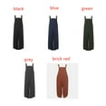 thumbnail image 3 of Loose Womens Cotton Plus Size Jumpsuit Playsuits Trousers Dungarees BLACK M, 3 of 8