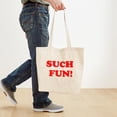 thumbnail image 4 of CafePress - Such Fun! Tote Bag - Unisex Canvas Tote Bag, Beige, 1-Piece, 4 of 7