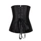 thumbnail image 3 of Bustier Corset Top Women Sexy Lingerie Sets Black Satin Waist Cincher, 3 of 4