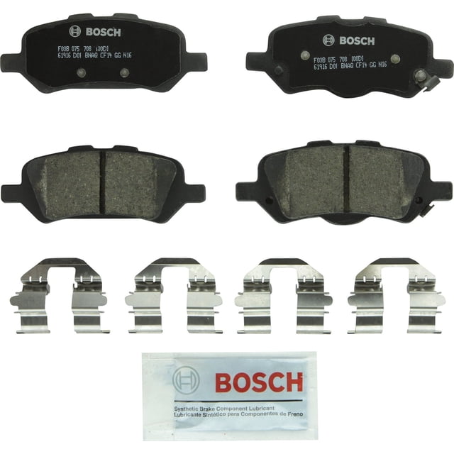 Bosch BC1402 QuietCast Premium Ceramic Rear Disc Brake Pad Set