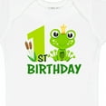 thumbnail image 4 of Inktastic 1st Birthday Prince Frog Boys Baby Bodysuit, 4 of 5