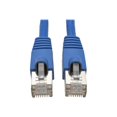 thumbnail image 2 of Eaton Tripp Lite Series Cat6a 10G Snagless Shielded STP Ethernet Cable (RJ45 M/M), PoE, Blue, 25 ft. (7.62 m) - Patch cable - RJ-45 (M) to RJ-45 (M) - 25 ft - STP - CAT 6a - IEEE 802.3af - molded, snagless, stranded - blue, 2 of 7