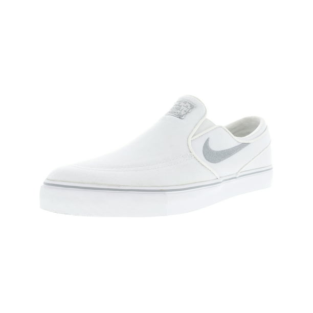 Nike Men's Janoski Slip Canvas White / Wolf Grey Ankle-High Skateboarding Shoe - 9.5M - Walmart.com