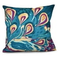 thumbnail image 1 of E by Design Happy Hippy Boho Splash Decorative Pillow, 1 of 2