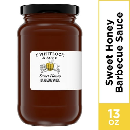F. WHITLOCK & SONS Honey BBQ Sauce, 13 oz Jar (Best Honey Barbecue Sauce)