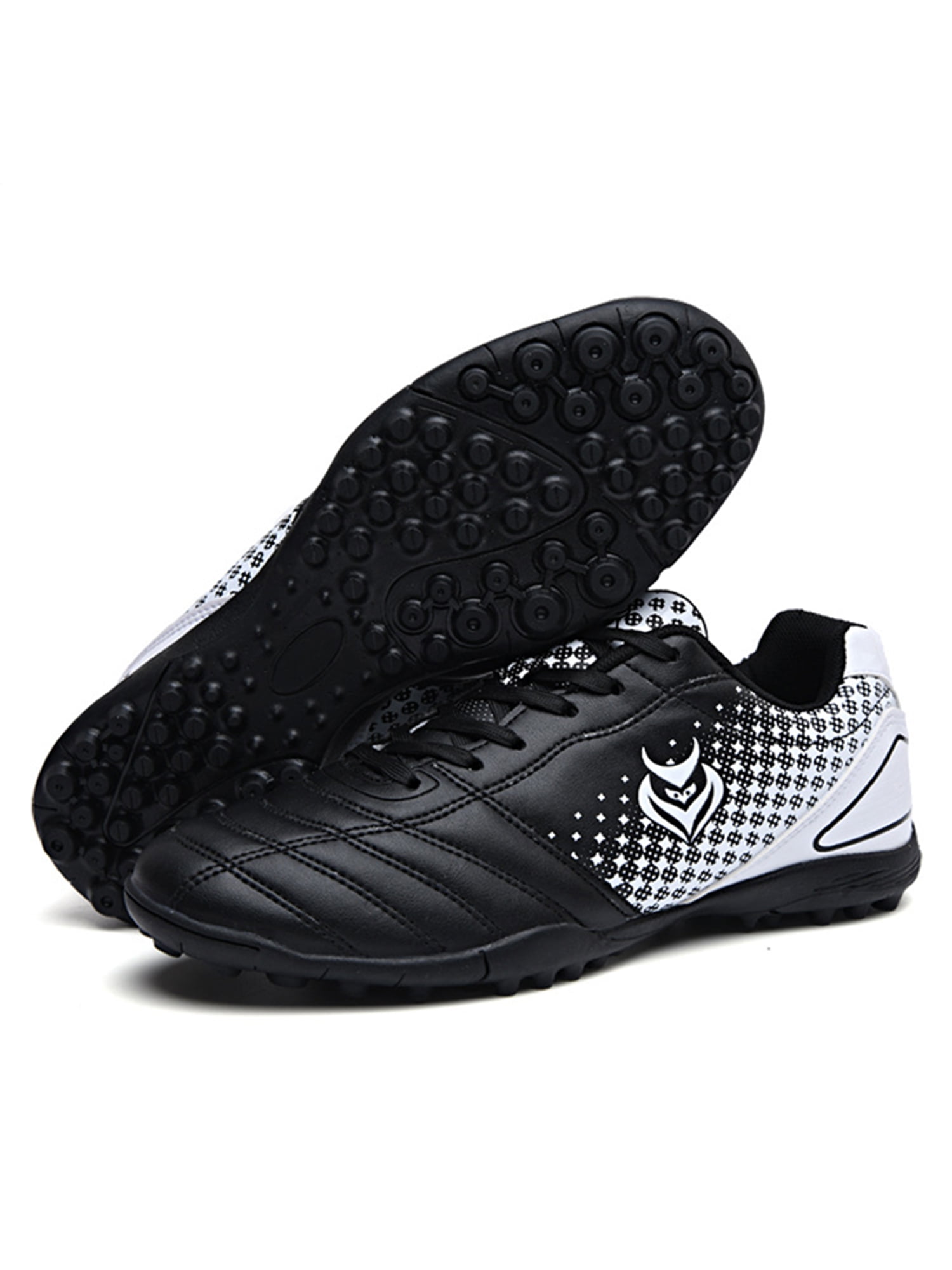 Oucaili Soccer Shoes Outdoor/Indoor Cleats Soccer for Kids Mens