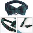 thumbnail image 4 of Collar de gato personalizado de 4 piezas con campana y pajarita, collares de gato, collar de gato, gato mariposa, collar de gato ajustable (15-30 cm) ER, 4 of 5