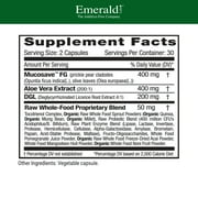 Emerald Labs Reflux Health - Acid Reflux Support Supplement with Mucosave FG, Aloe, and DGL Licorice - All Natural Ingredients, Doctor-Formulated - 60 Vegetable Capsules