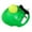 Green, variant on LHWEN Tennis Training Tool Self-Learning Rebounding Portable Base Anti-Slip Design PE Material Semi-Circular Traction Rope Easy to Organize Tennis Equipment for Indoor Outdoor Use Tennis Trainer
